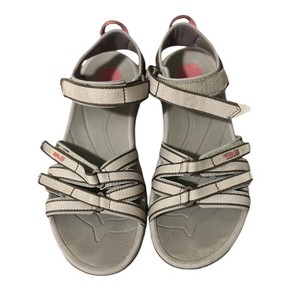 TEVA Ladies Sporty Tirra Simply Taupe Strappy Sandals - Picture 1 of 7